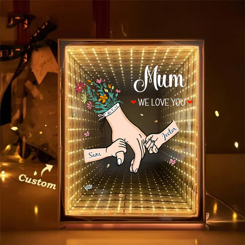 Customized Starlight Mirror Light Box--For Mom