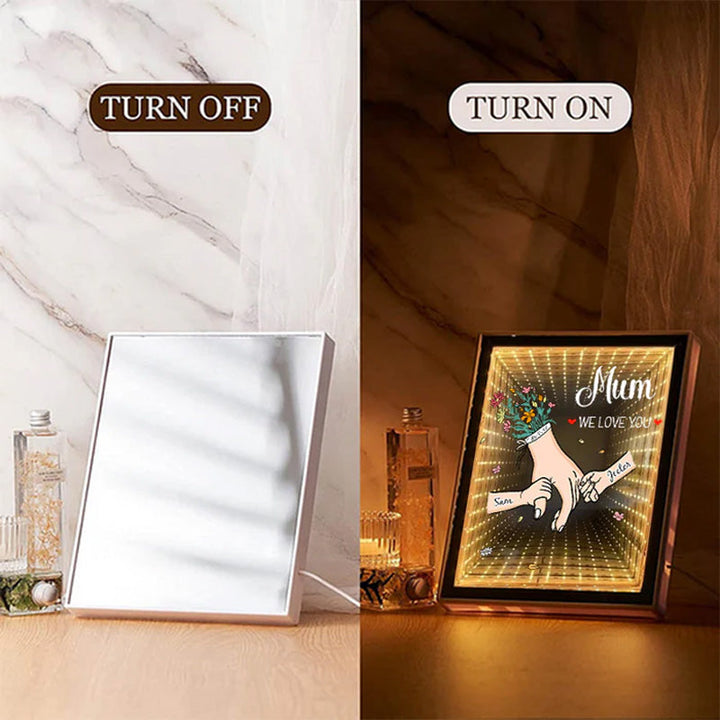 Customized Starlight Mirror Light Box--For Mom