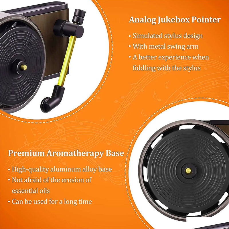 1 Turntable + 3 Vinyls - Customized Car Air Conditioning Outlet Record Player – 10 Fragrance Options