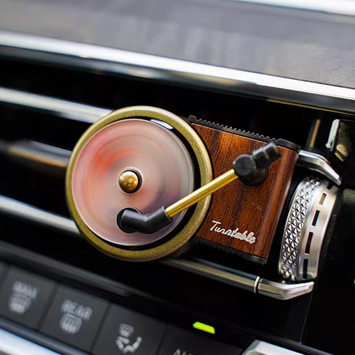 1 Turntable + 3 Vinyls - Customized Car Air Conditioning Outlet Record Player – 10 Fragrance Options