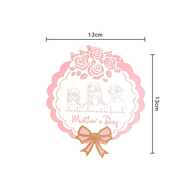 Mother's Day Gift Creative 3D Stereo Greeting Card