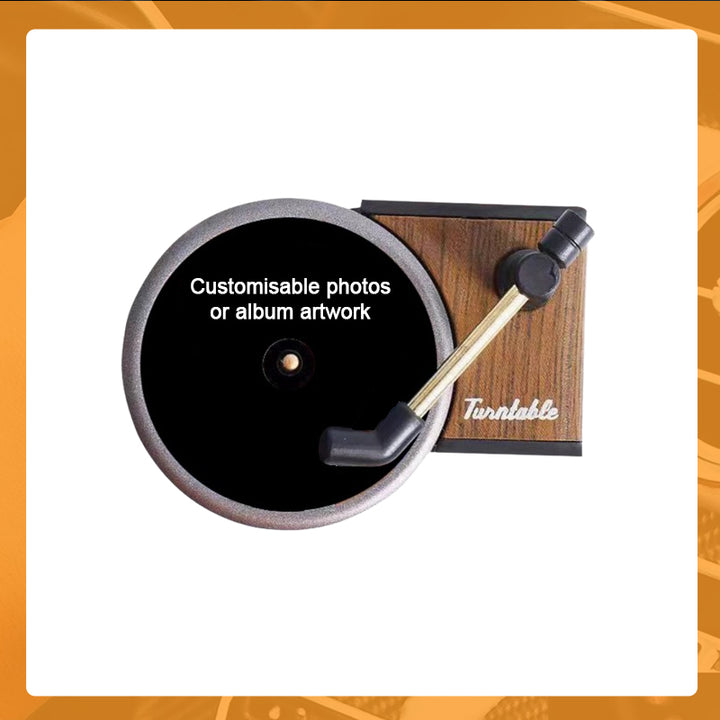 1 Turntable + 3 Vinyls - Customized Car Air Conditioning Outlet Record Player – 10 Fragrance Options