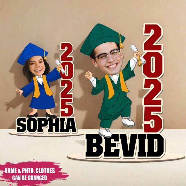 Personalized 2025 Graduation Gift, Desktop Stand - Upload Photo