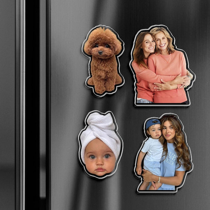 Customized Family Photo Fridge Magnet Father's Day Gift