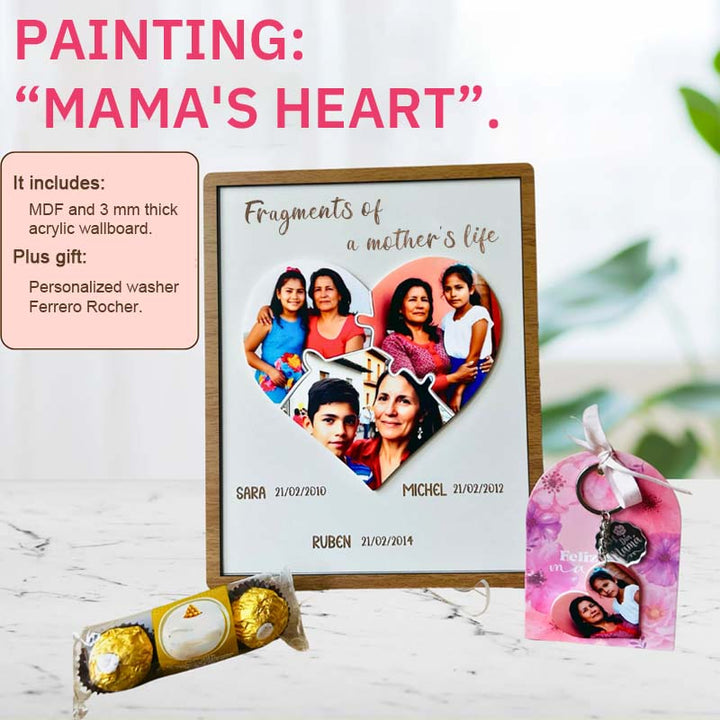 Customized Photo Frame Gift For Mom/Dad/Anyone you love.