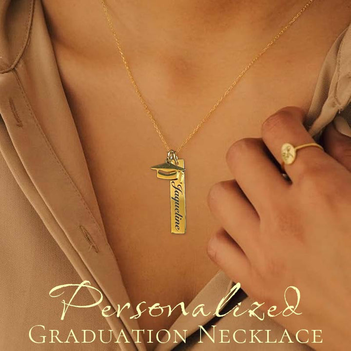 🎓💎 Graduation Ceremony - Future Set Sail - Personalized Custom Graduation Necklace 💎🎓