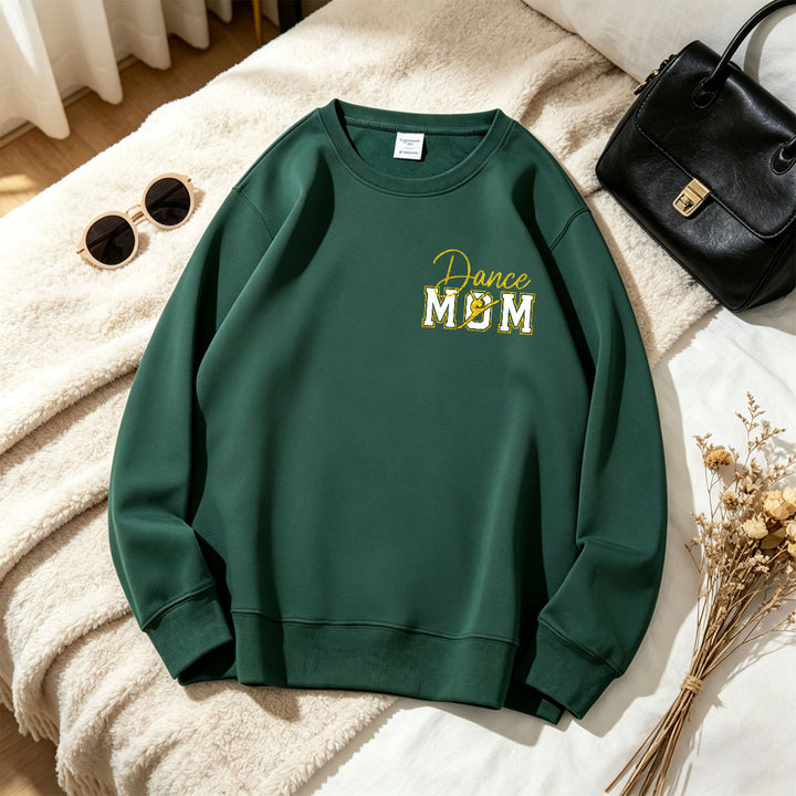 Personalized Glitter Sports Mom Sweatshirt