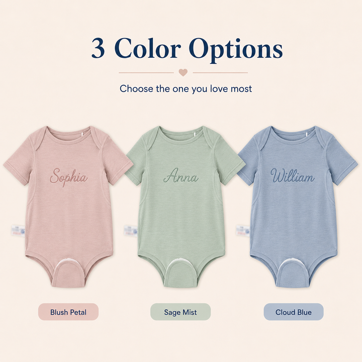 Personalized Easy-Change Baby Bodysuit