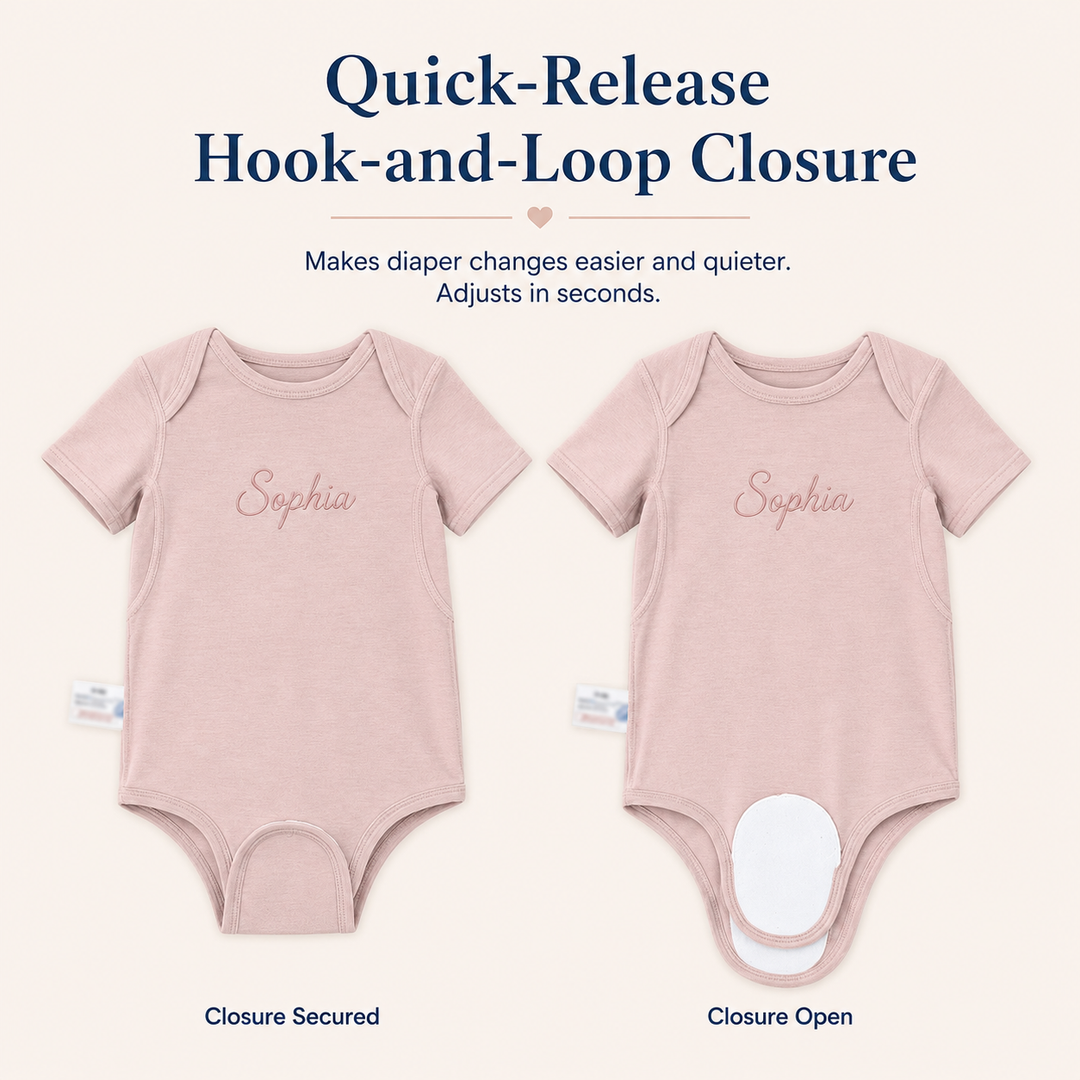 Personalized Easy-Change Baby Bodysuit