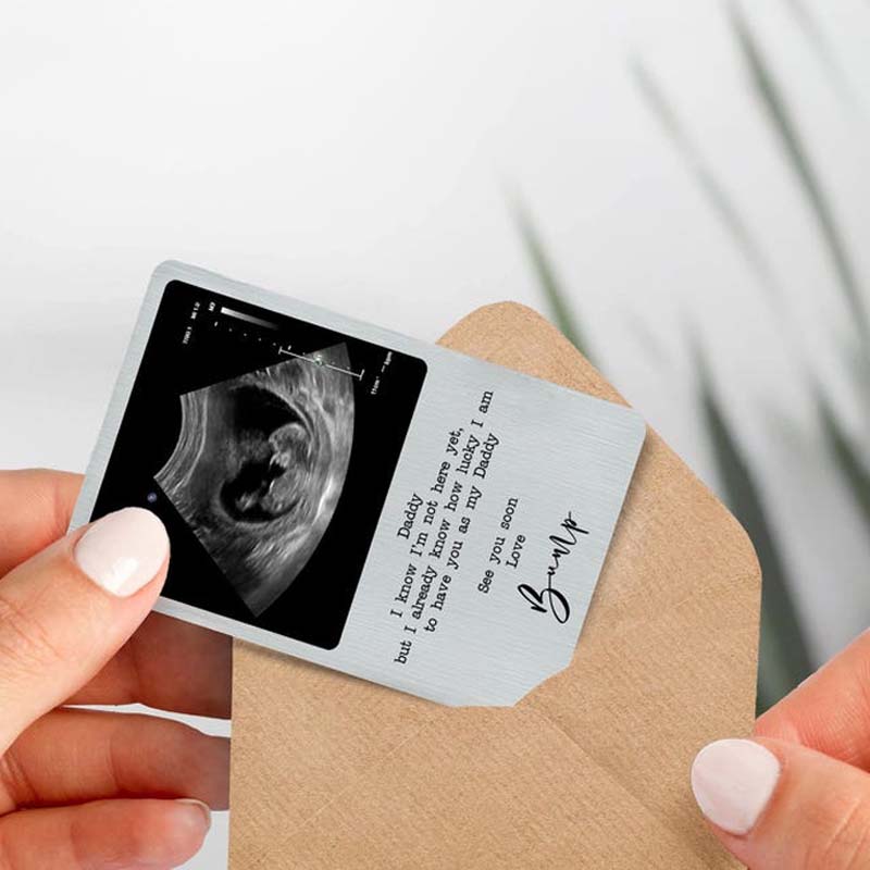 Custom Metal Ultrasonic Photo Wallet Card