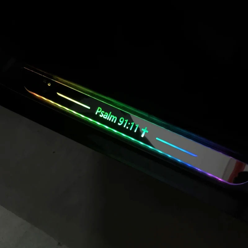 Personalization Luxury Car-Grade Illuminated Thresholds｜Smart Sensor + Super Battery