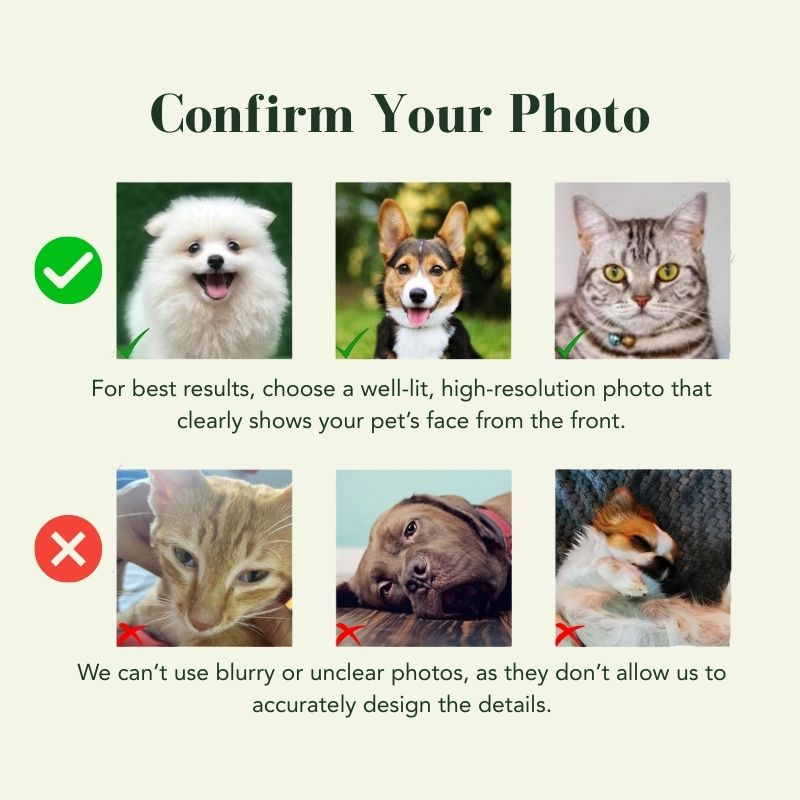 Personalized Pet Portrait Embroidered Sweatshirt