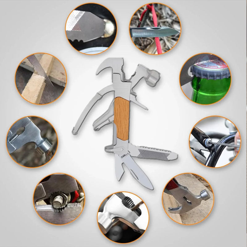 Customized Family Personalized Multi-Function Hammer - Father's Day Gift for Dad and Grandpa
