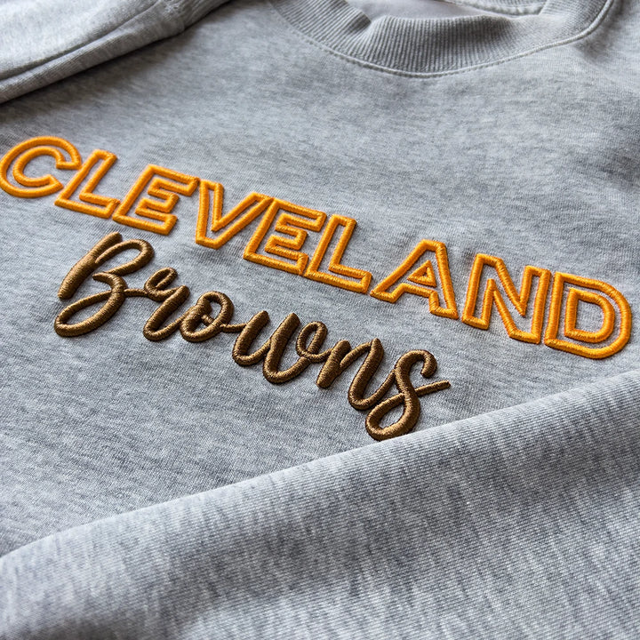 Custom 3D PUFF Embroidery Team Sweatshirt