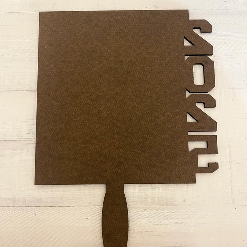 Personalized Graduation Season Laser Cut Wooden Fan - Graduation Sign Plaque