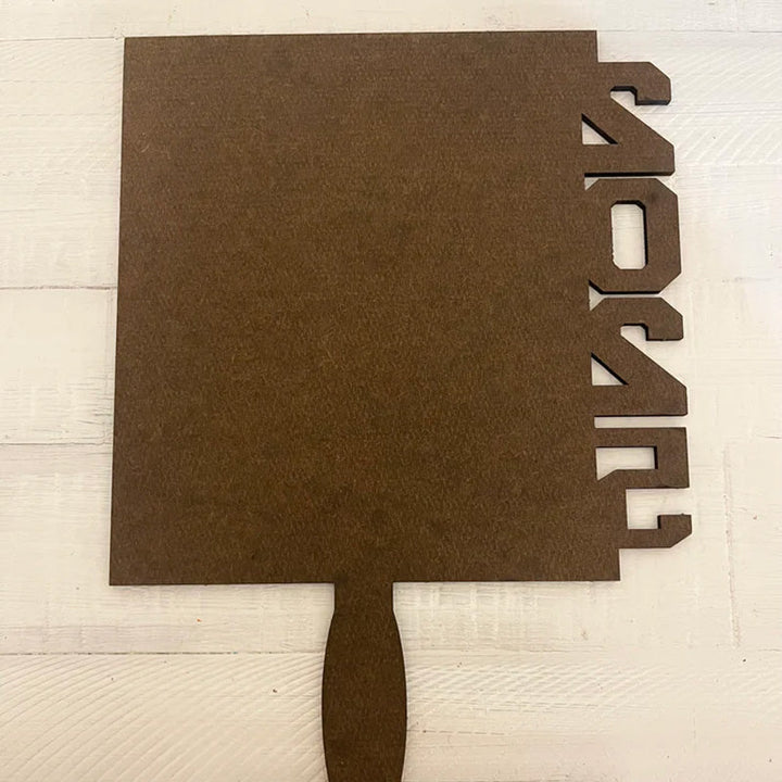 Personalized Graduation Season Laser Cut Wooden Fan - Graduation Sign Plaque