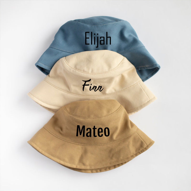 Personalized Children's Name Sun Hat - Suitable For Children Aged 2-7
