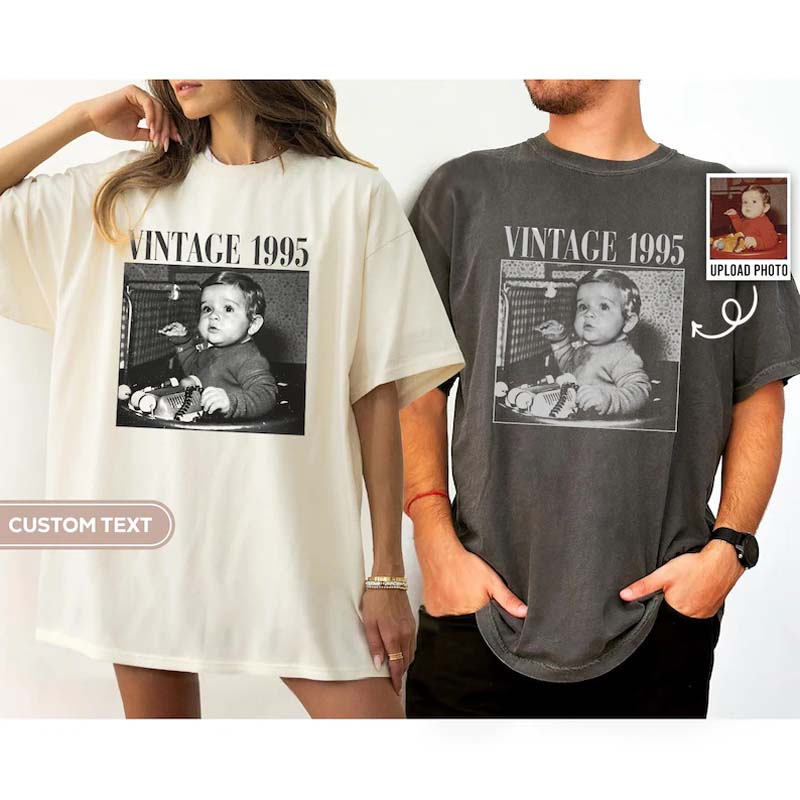 Customized Photo Unisex Comfort Short Sleeve