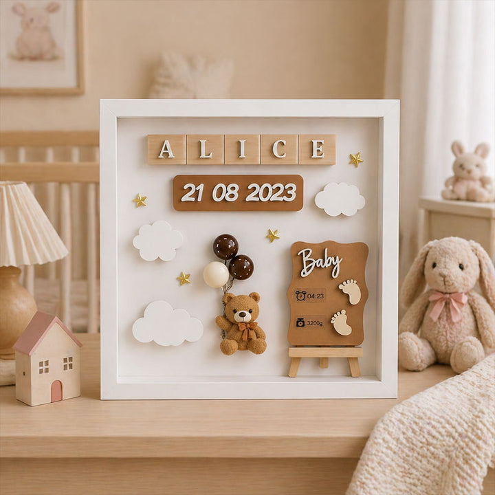 The Day Your World Changed Forever-Add your baby’s name, date & details in seconds