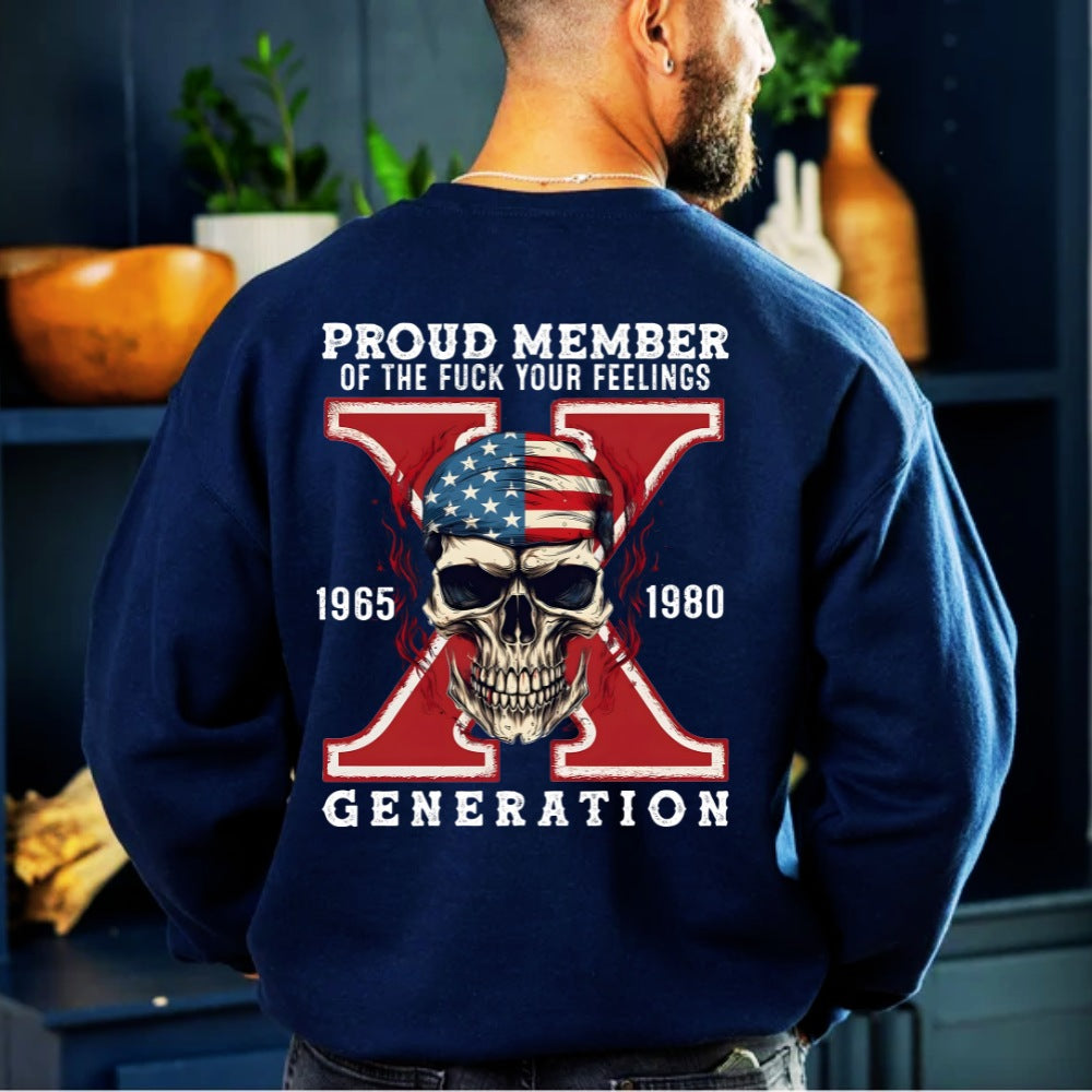 Custom Gen X Skull Printing Clothing