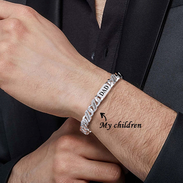 Personalized Name Fashion Bracelet - Thanksgiving/Christmas/Birthday/Father's Day Gift