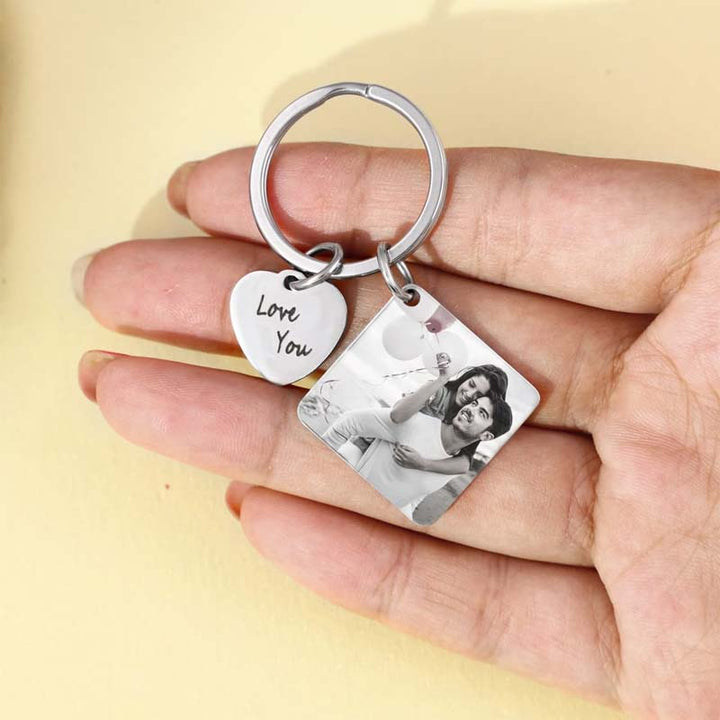 Customized Photo Keychain Photo