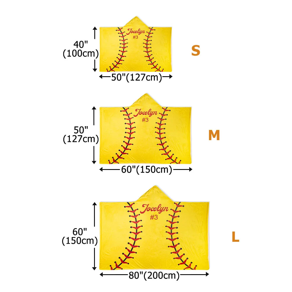 This Is My Territory - Personalized Player Sport Hooded Blanket