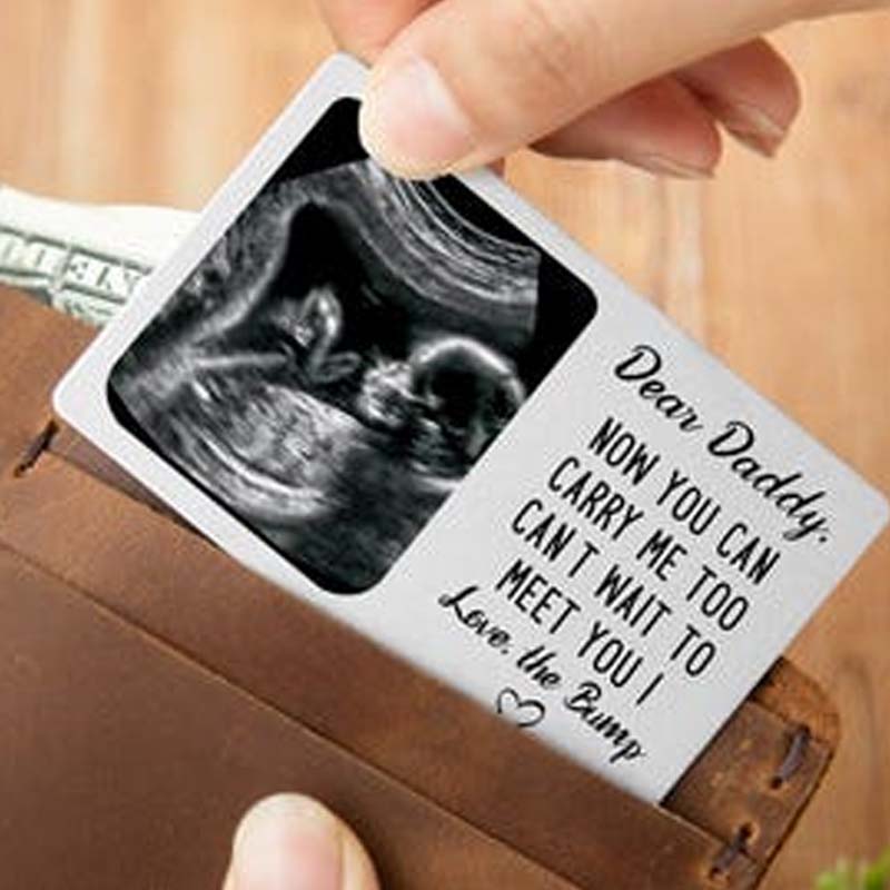 Custom Metal Ultrasonic Photo Wallet Card