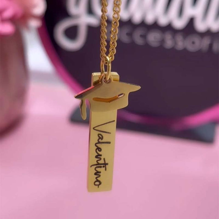 🎓💎 Graduation Ceremony - Future Set Sail - Personalized Custom Graduation Necklace 💎🎓