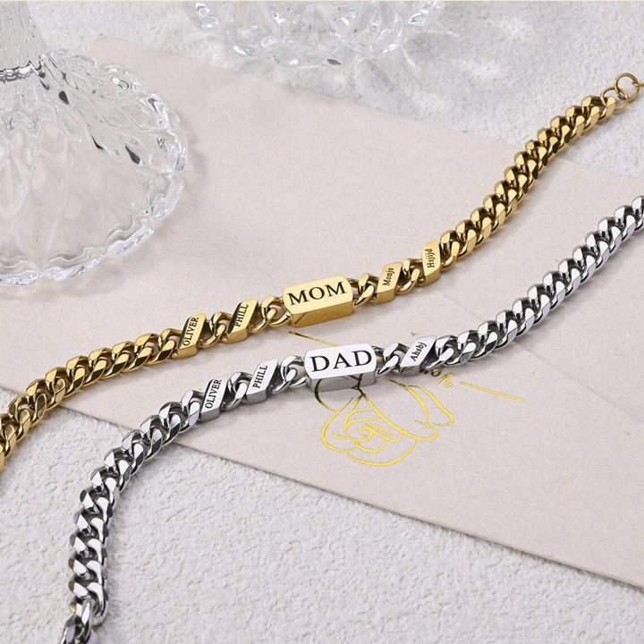 Personalized Name Fashion Bracelet - Thanksgiving/Christmas/Birthday/Father's Day Gift