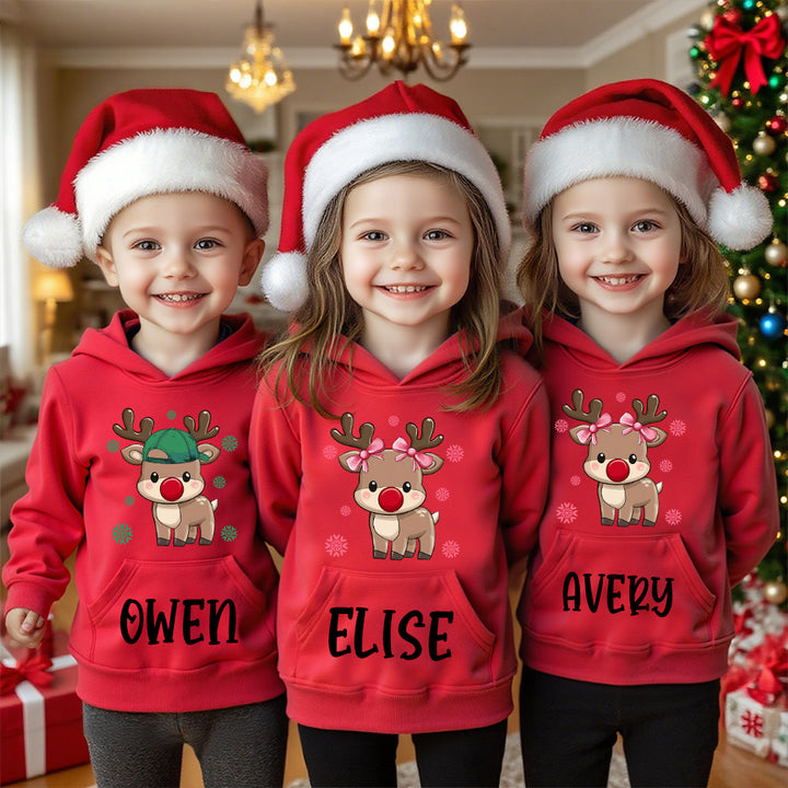 Personalized Kids Lovely Christmas Hoodie