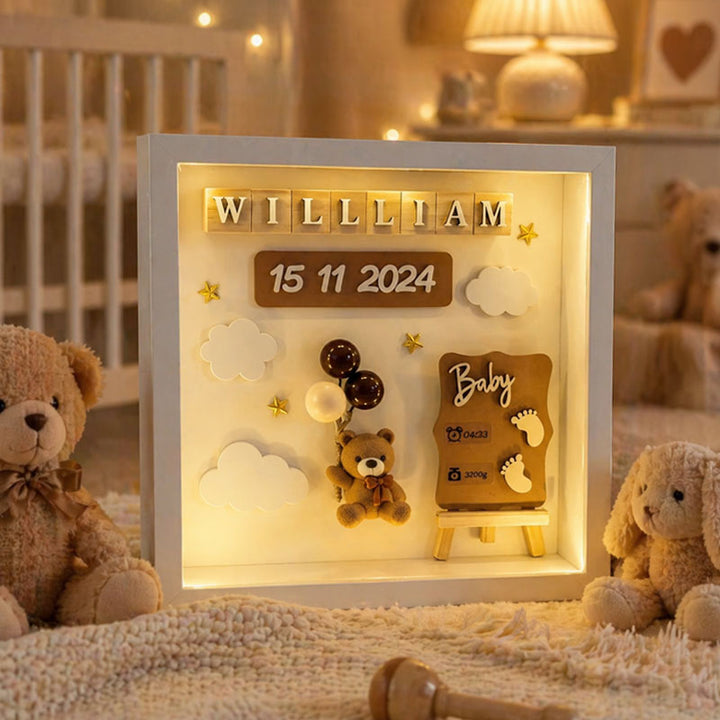 The Day Your World Changed Forever-Add your baby’s name, date & details in seconds