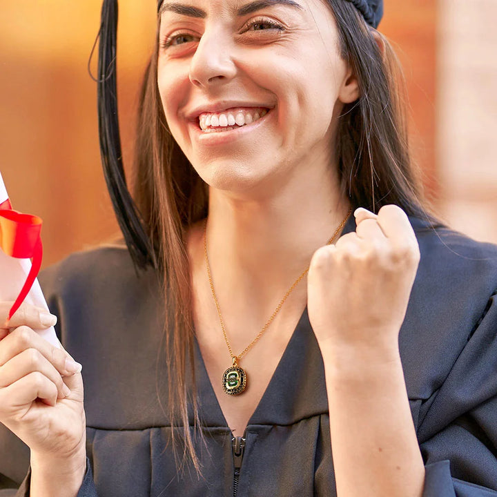 🎓 Personalized Birthstone Graduation Necklace  Class of 2026 – A Moment That Lasts Forever