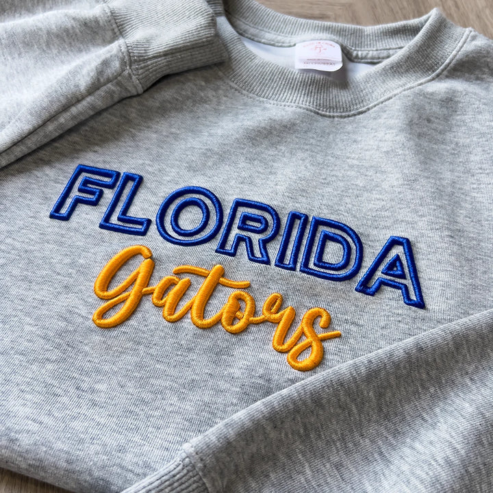 Custom 3D PUFF Embroidery Team Sweatshirt