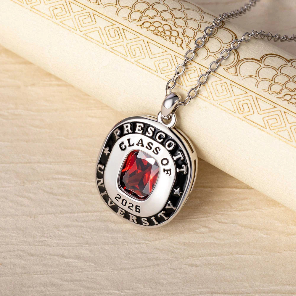 🎓 Personalized Birthstone Graduation Necklace  Class of 2026 – A Moment That Lasts Forever