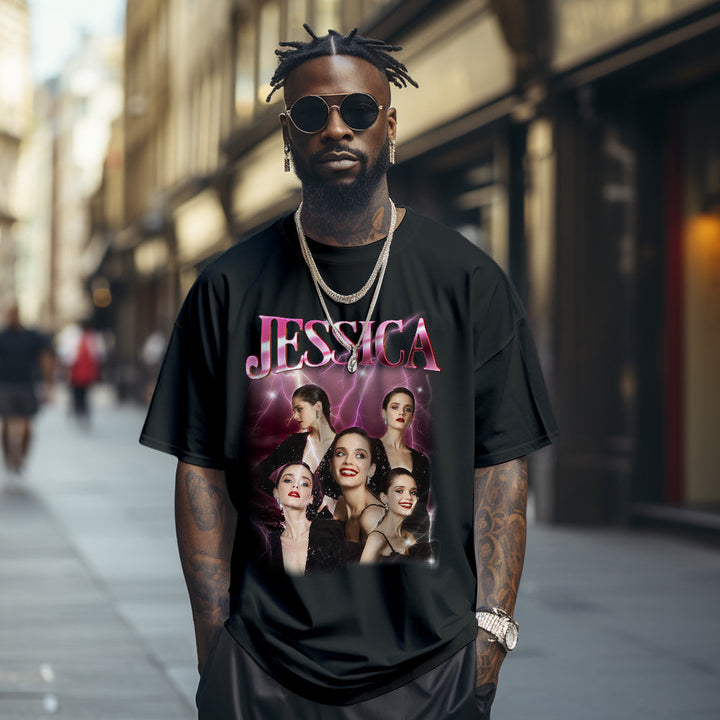 Custom Photo & Name T-Shirt | Personalized Valentine’s Day Gift for Him or Her