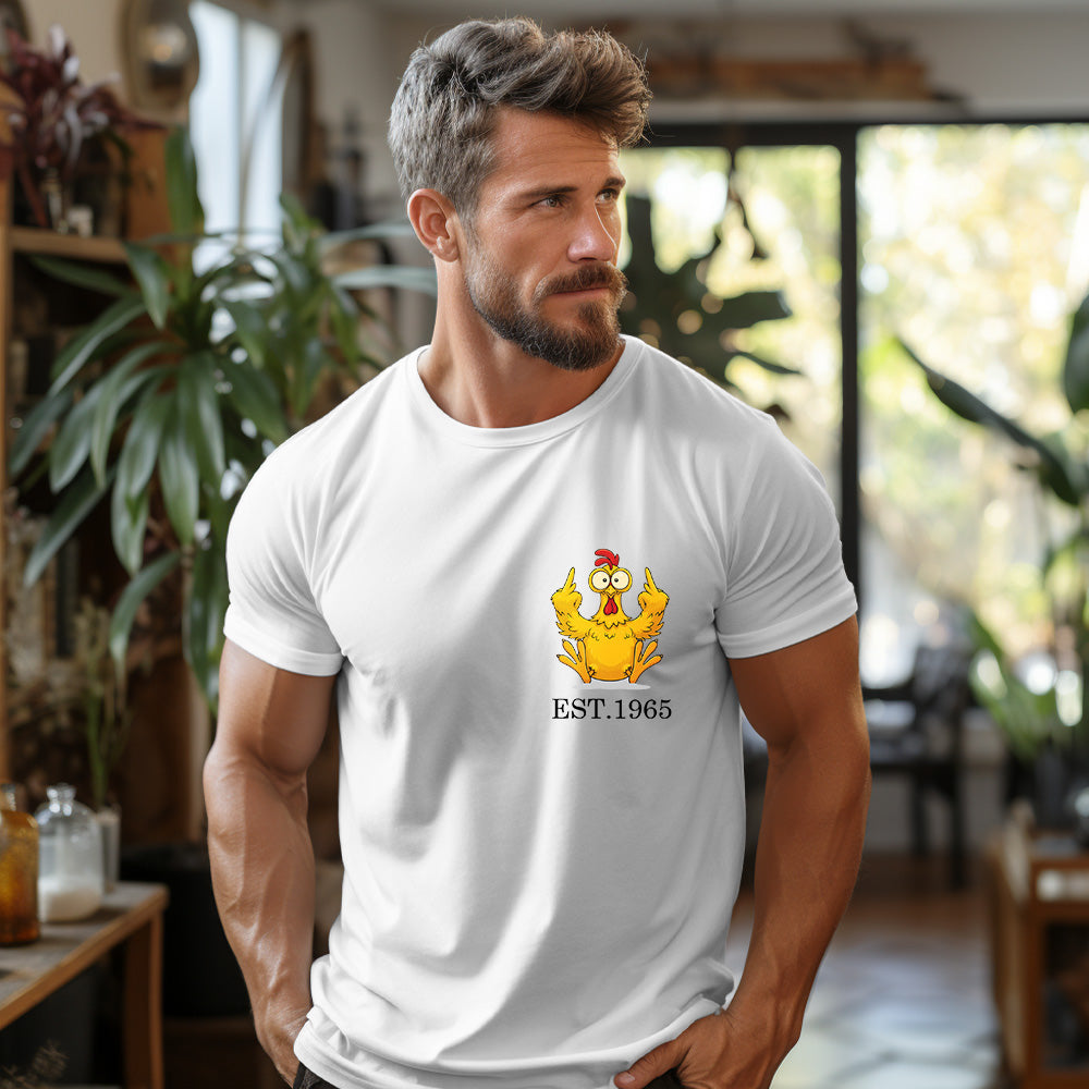 Don’t Like Me? F Caw F Funny Chicken Graphic T-Shirt