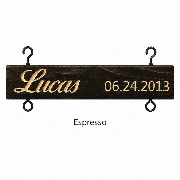 Add-On Name Slat for Grandkids Hanging Sign | 2024 Engraved Version