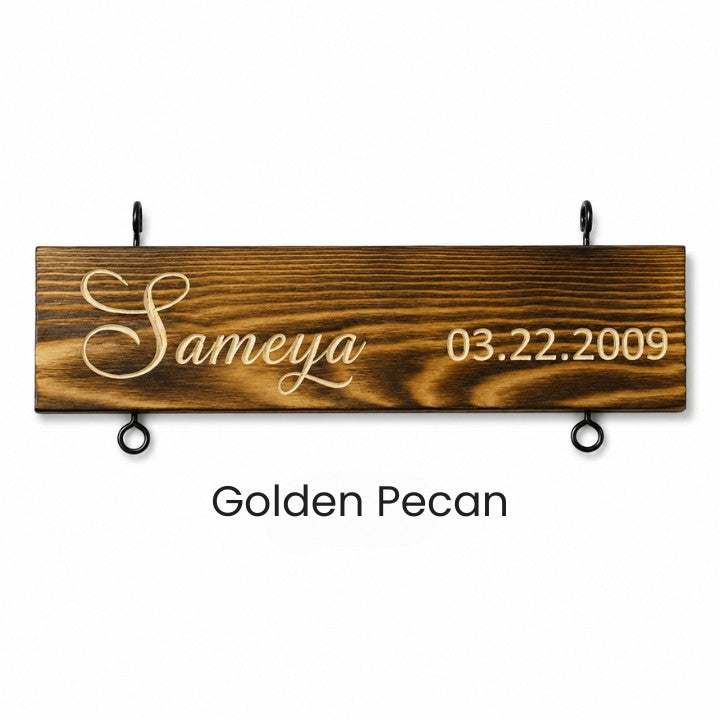 Add-On Name Slat for Grandkids Hanging Sign | 🆕 2025 Engraved Version