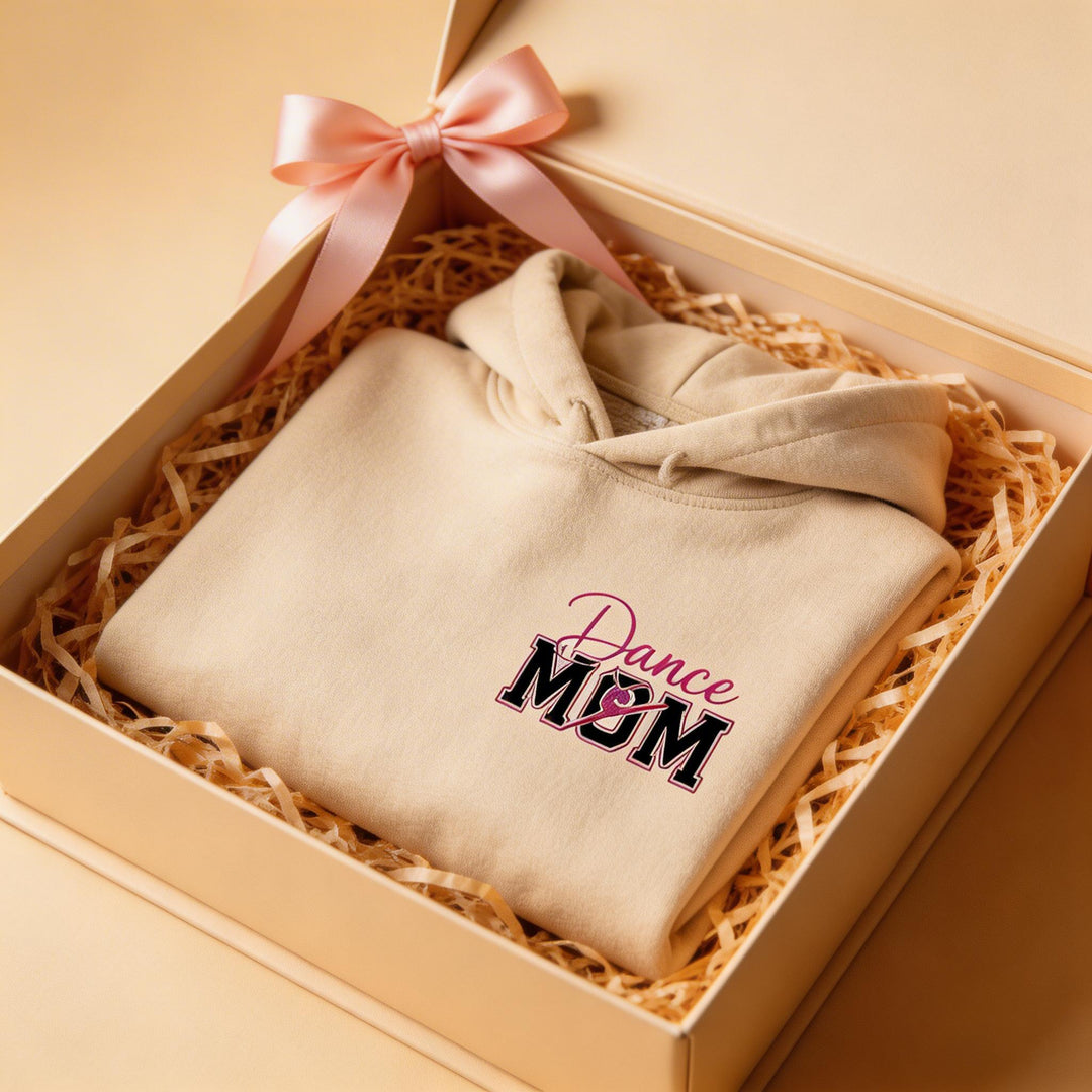 Personalized Dance Mom Glitter Sweatshirt with Dancer Name