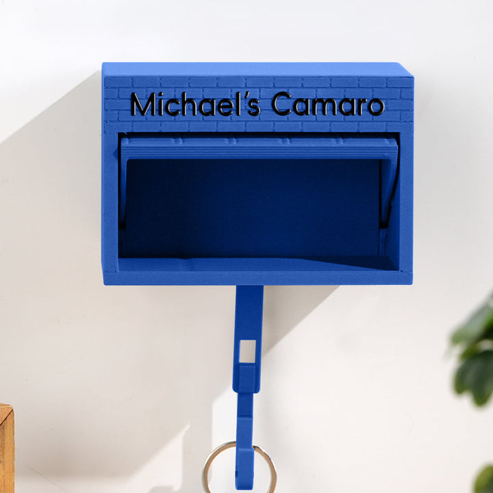 Customised Personalised Mini Garage Key Holder - Includes Car Model