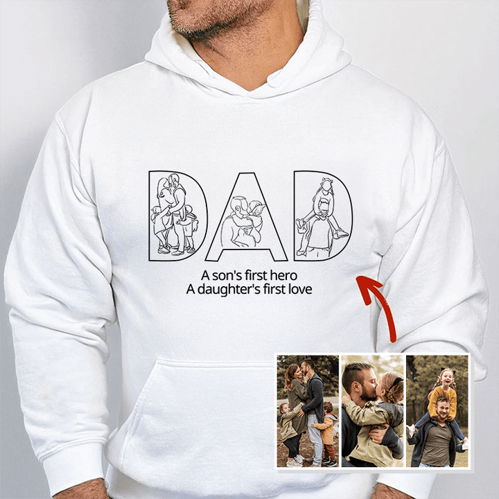 Best Dad Ever - Embroidered Sweatshirt For Father's Day - Gifts for Dad, Papa, Daddy and Grandpa - Canvasgiftco
