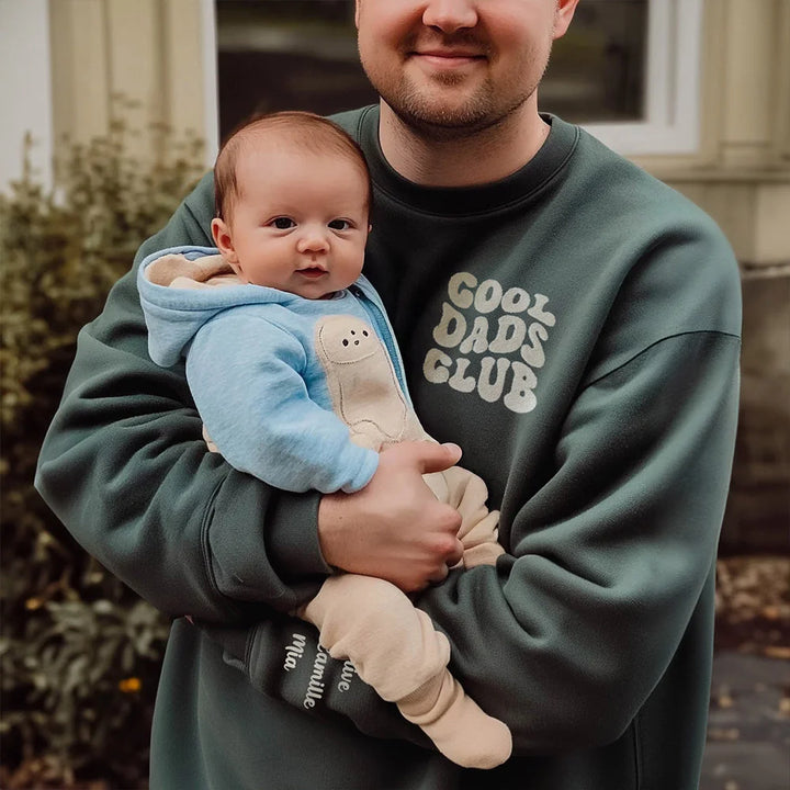 Personalized Embroidered Cool Moms Dads Sweatshirt