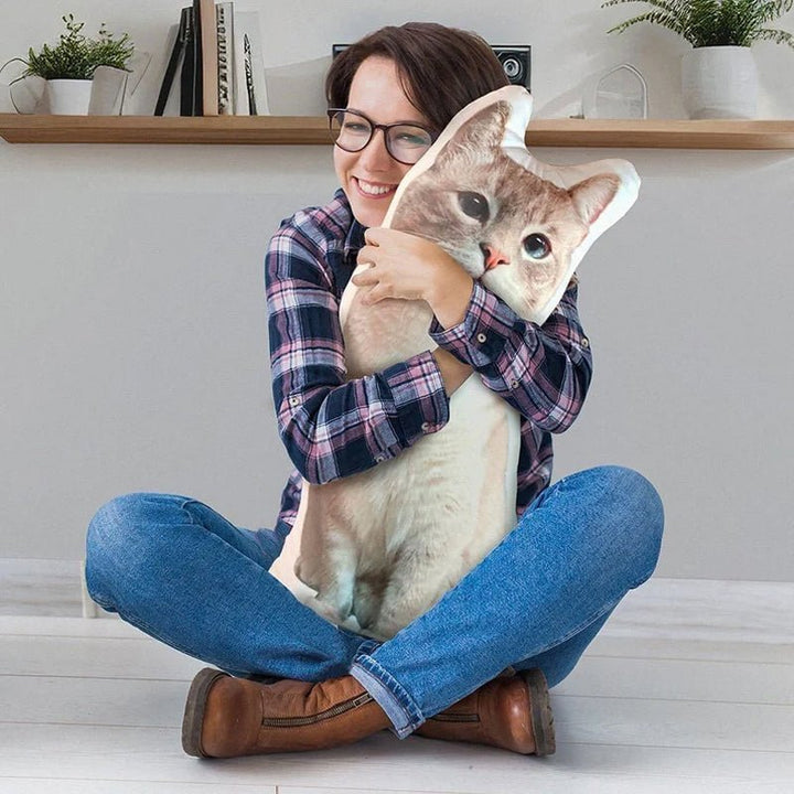 Custom 3D Pet Pillow from Photo - Canvasgiftco