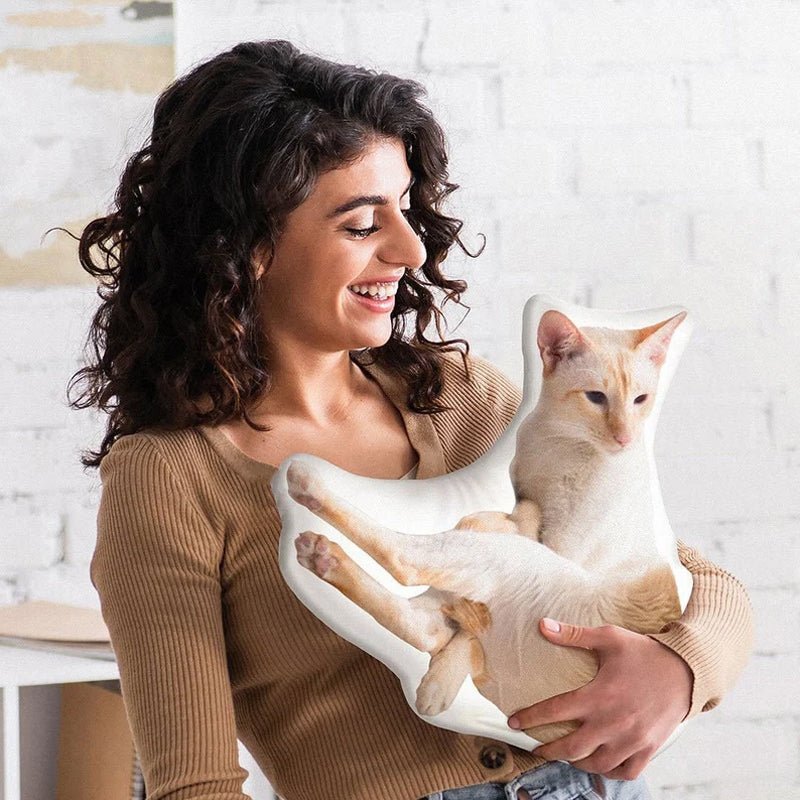Custom 3D Pet Pillow from Photo - Canvasgiftco