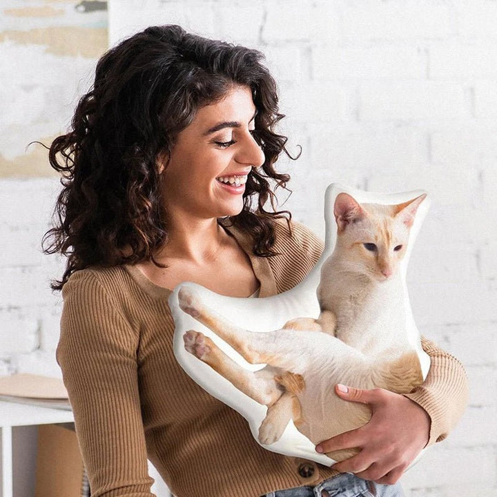 Custom 3D Pet Pillow from Photo - Canvasgiftco