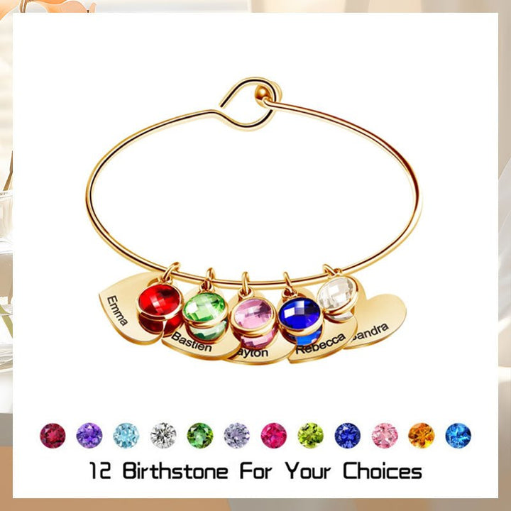Custom Birthstone Bracelet - Canvasgiftco