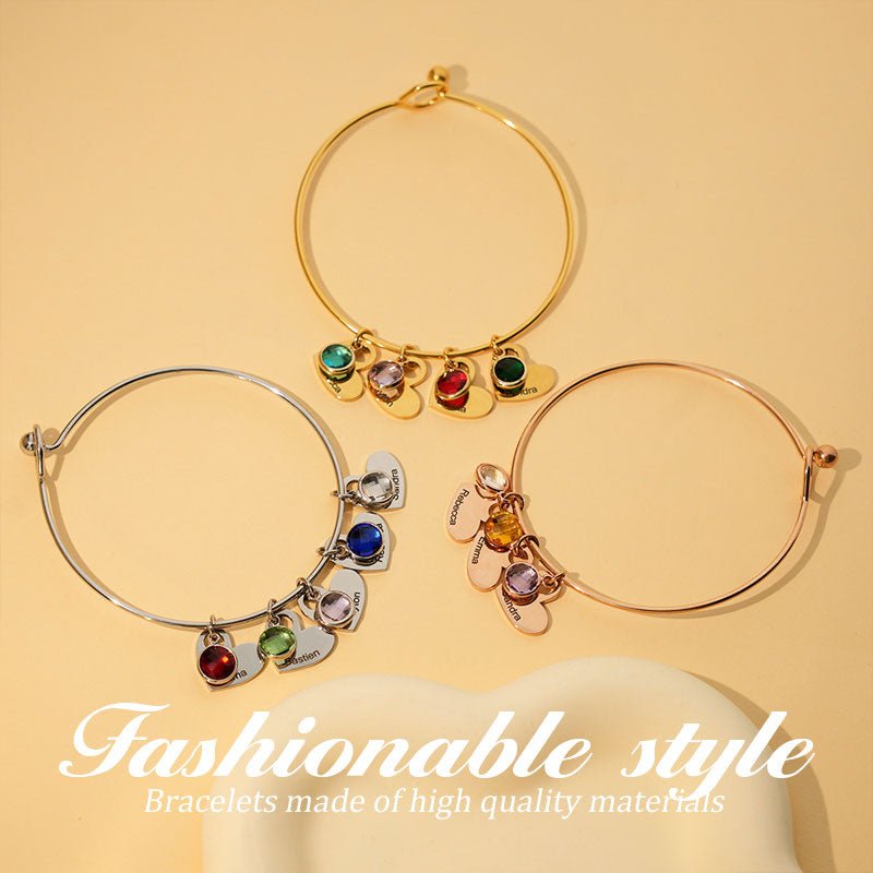Custom Birthstone Bracelet - Canvasgiftco