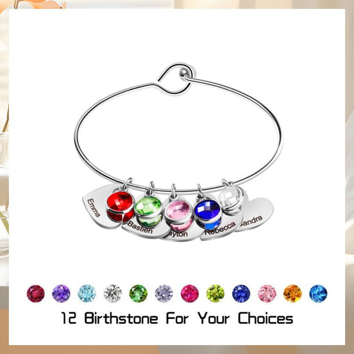 Custom Birthstone Bracelet - Canvasgiftco