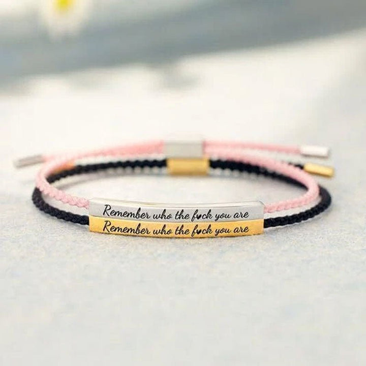 Custom Bracelet Hand - woven Adjustable Bracelet Strap - Canvasgiftco